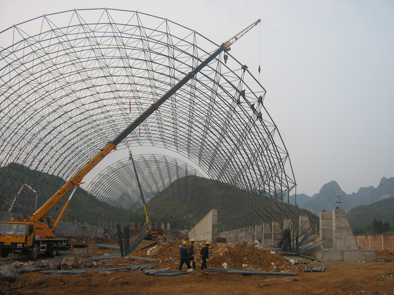 果洛电厂网架煤棚