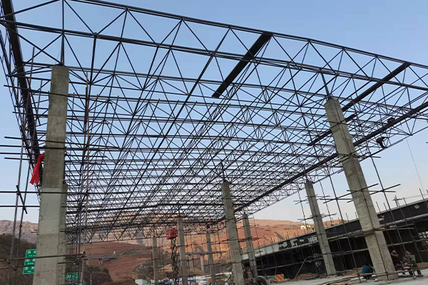 果洛钢结构网架图片