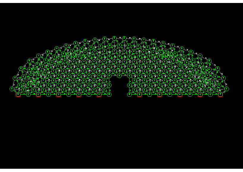 果洛锡林浩特91跨，1000米长干煤棚网架设计