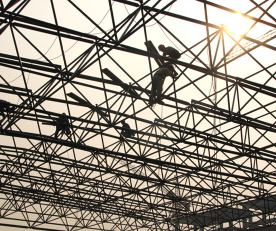 果洛厂房网架安装